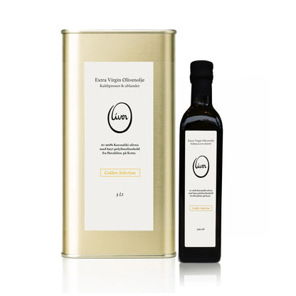 Økologisk olivenolje fra Hellas